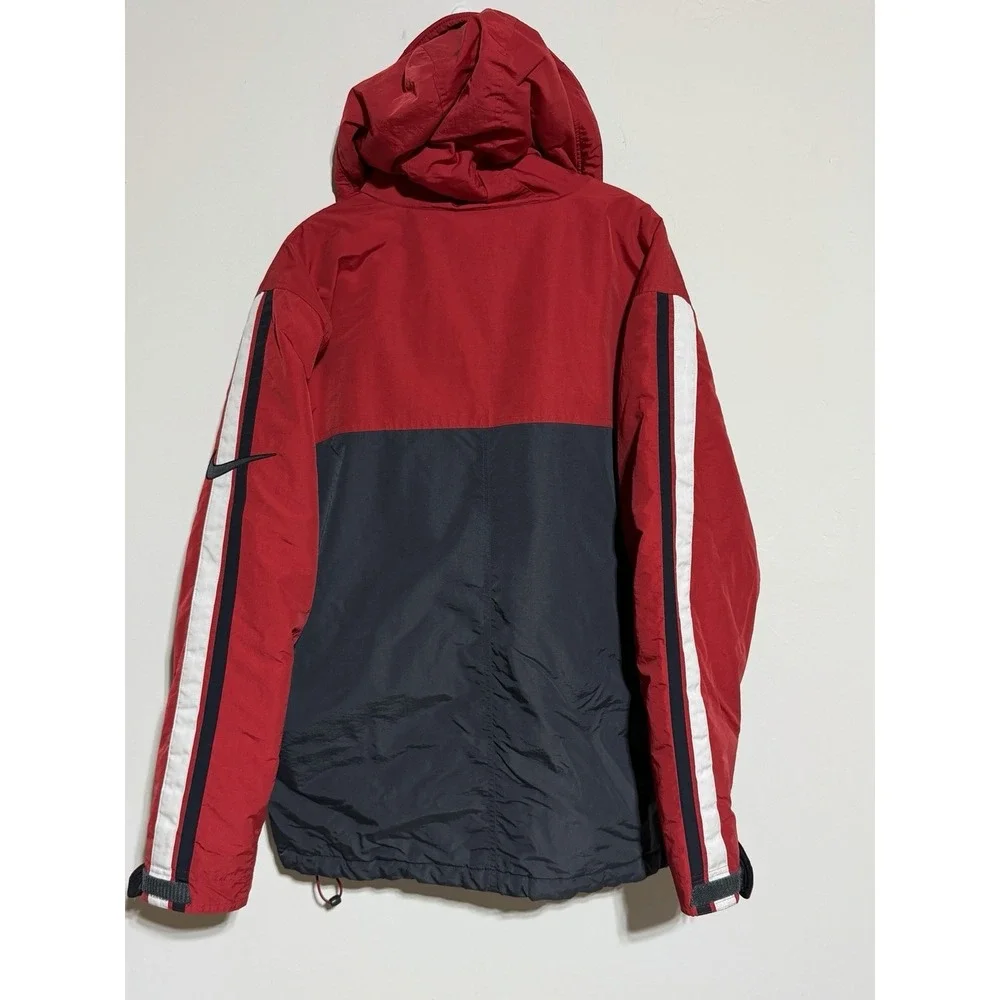 Nike Red Men Large Coat Zip Up Hoodie Vintage  RN#56323 CA# 05553